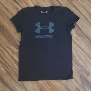 Under armour black crew neck tee